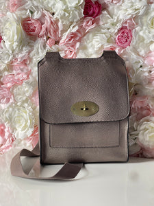 Twist Lock Flap Over Crossbody Bag