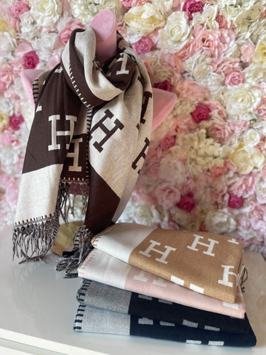 H Detail Scarf - Various Colours