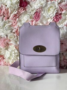 Twist Lock Flap Over Crossbody Bag