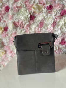 Double Compartment Crossbody Bag - Various Colours