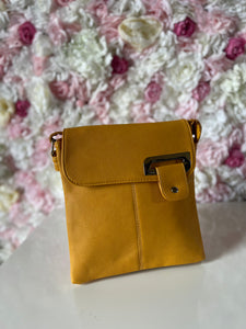 Double Compartment Crossbody Bag - Various Colours