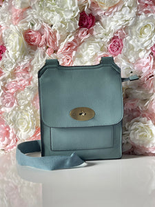 Twist Lock Flap Over Crossbody Bag