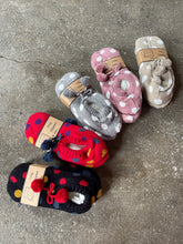 Load image into Gallery viewer, Spotty Dot Cosy Slippers with Gripper Sole