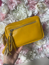 Load image into Gallery viewer, Leather Crossbody Bag with Adjustable Strap