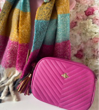 Load image into Gallery viewer, Single Zip Bee Crossbody Bag