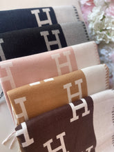 Load image into Gallery viewer, H Detail Scarf - Various Colours