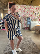 Load image into Gallery viewer, Stripe Top &amp; Shorts Sets