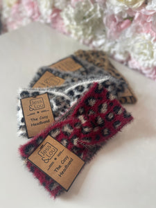 Cosy Leopard Headbands