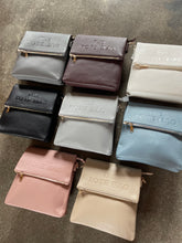 Load image into Gallery viewer, Tall Flap Over Crossbody Bag - Various Colours