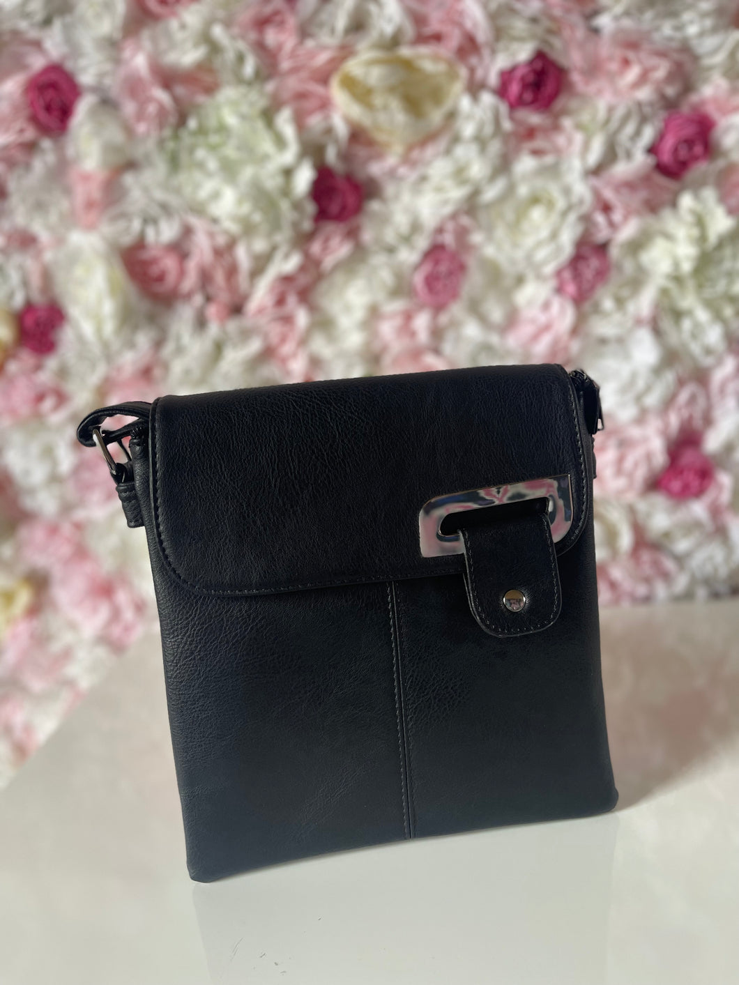 Double Compartment Crossbody Bag - Various Colours