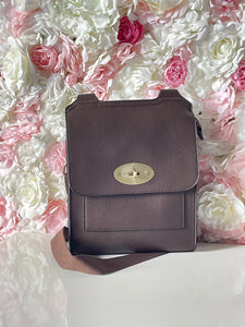 Twist Lock Flap Over Crossbody Bag
