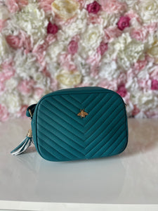 Single Zip Bee Crossbody Bag