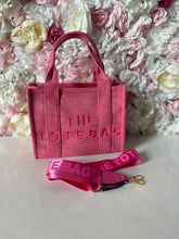 Load image into Gallery viewer, Faux Suede Mid Size Tote Bag