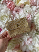 Load image into Gallery viewer, Suede Leopard Print Coin Purse