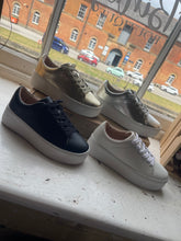 Load image into Gallery viewer, Lace Up Wedge Trainers