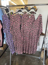 Load image into Gallery viewer, Leopard Print Deep V Neck Throw On &amp; Go Dresses