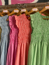 Load image into Gallery viewer, Gingham Longline Stretchy Dress