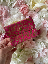Load image into Gallery viewer, Suede Leopard Print Coin Purse