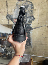 Load image into Gallery viewer, Black Chelsea Boot with Lace Detail