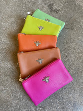 Load image into Gallery viewer, Bee Detail Crossbody Clutch Bag with Funky Strap