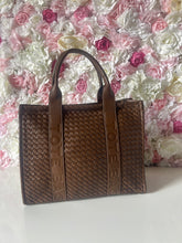 Load image into Gallery viewer, Woven Detail Large Size Tote Bag