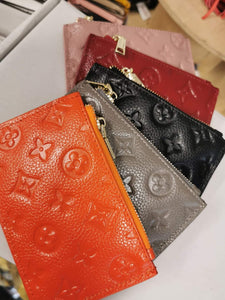 Embossed Leather Coin Purses