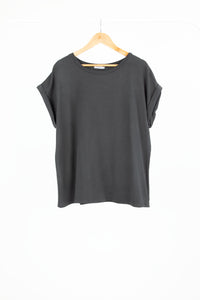 Oversized Roll Sleeve Top