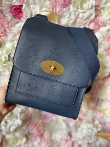 Twist Lock Flap Over Crossbody Bag